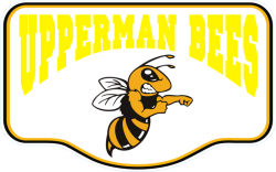Magnet B - UPPERMAN HIGH SCHOOL - 7.5" X 4.7"
