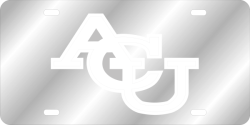 ACU INTERLOCK FROST LICENSE PLATE
